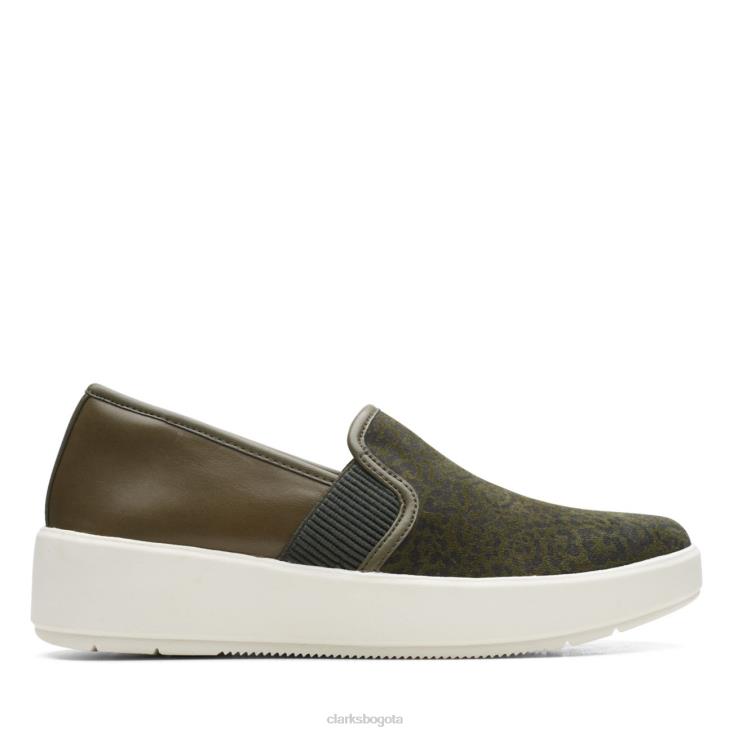 Clarks 0DX8L6229 layton petal oliva oscuro clarks oliva oscuro mujer oliva oscuro