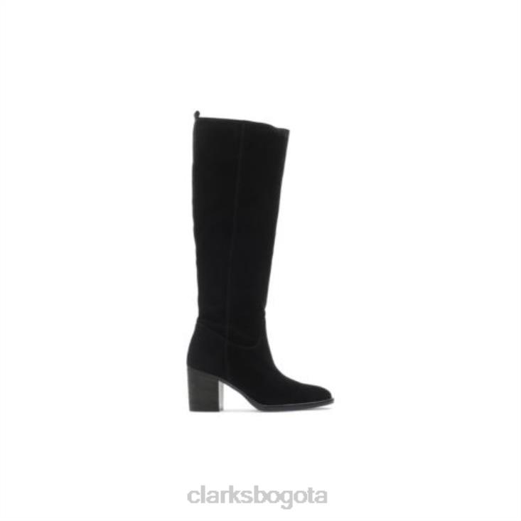 Clarks 0DX8L4126 clarks park rise ante negro unisexo ante negro