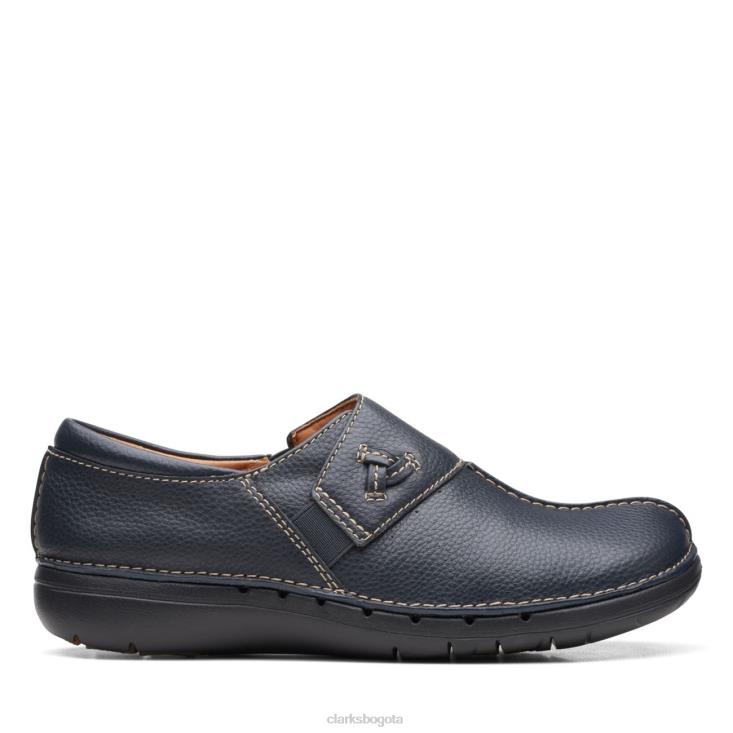 Clarks 0DX8L6134 un loop ave azul marino clarks unisexo Armada