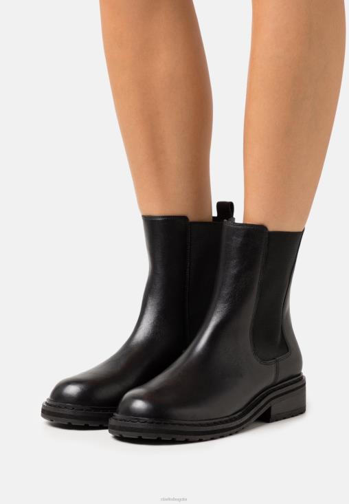 Clarks 0DX8L7067 botines clásicos clarks tilham chelsea negros unisexo negro