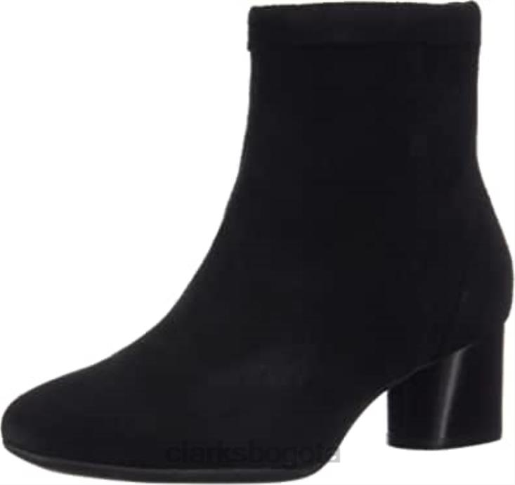 Clarks 0DX8L1370 Botas clarks un cosmo up de ante negro para mujer mujer ante negro