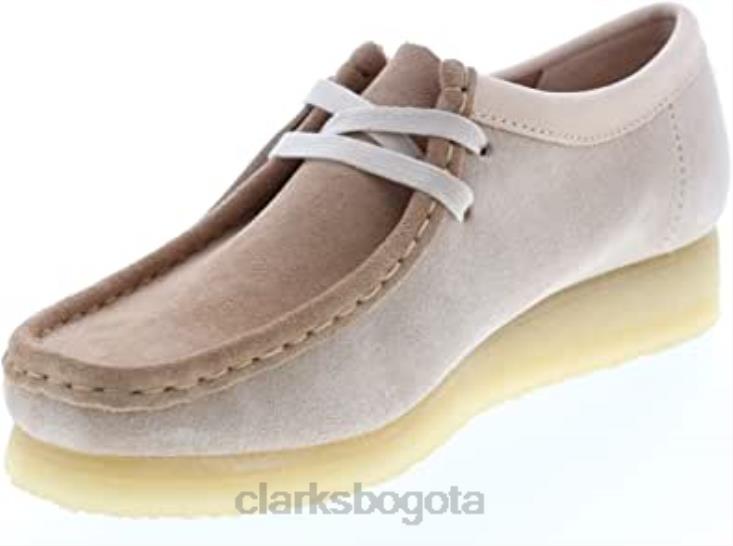 Clarks 0DX8L938 Botas chukka Clarks Wallabee de ante color canela claro para mujer mujer gamuza color canela claro