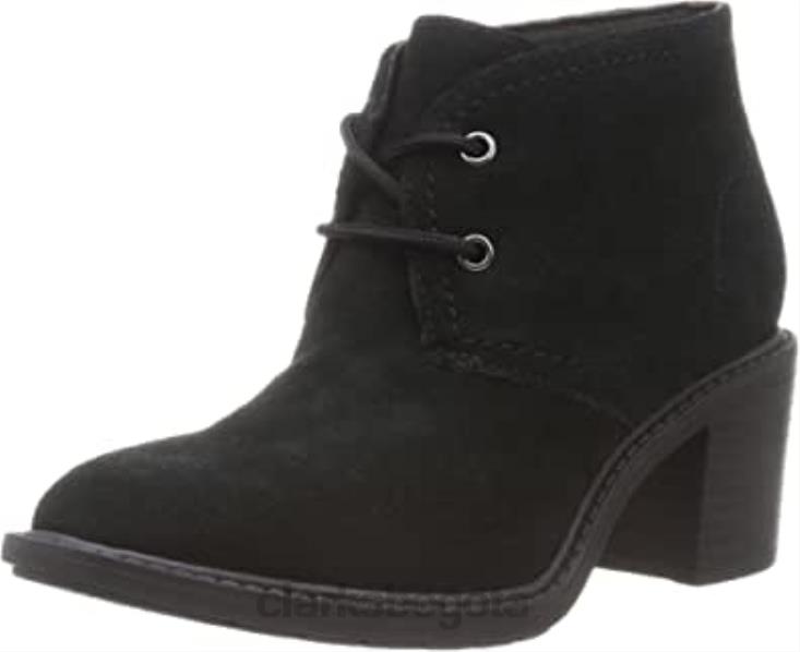 Clarks 0DX8L999 botas de moda scene laceboot para mujer clarks black sde mujer negro