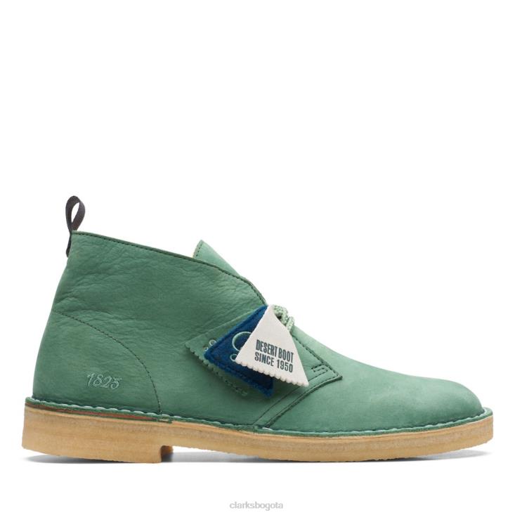 Clarks 0DX8L6815 botas desierto nubuck verde clarks nubuck verde hombres nubuck verde