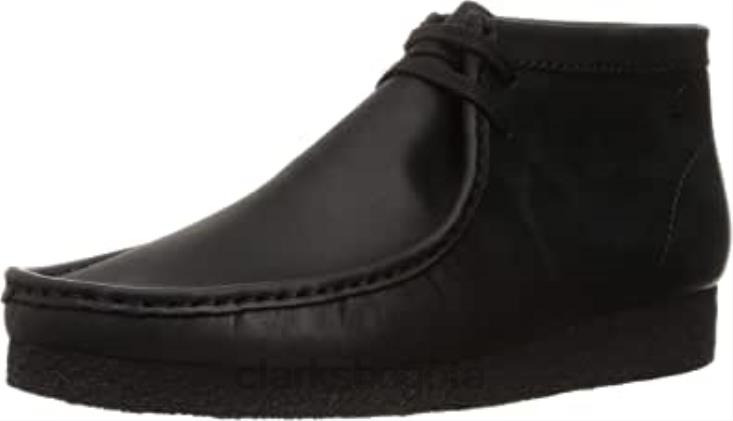 Clarks 0DX8L1833 botines clarks shacre negros para hombre hombres cuero negro