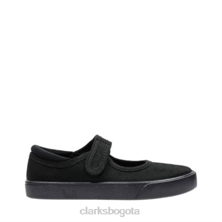Clarks 0DX8L4644 clarks black star hop 2 inf g fit niños negro