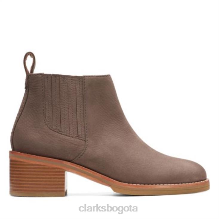 Clarks 0DX8L4196 top de colonia color topo oscuro clarks unisexo gris pardo oscuro
