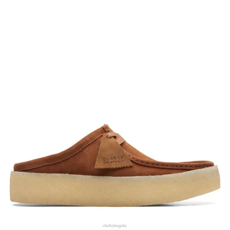 Clarks 0DX8L6080 ante tostado clarks wallabee cup lo ante tostado unisexo gamuza color canela