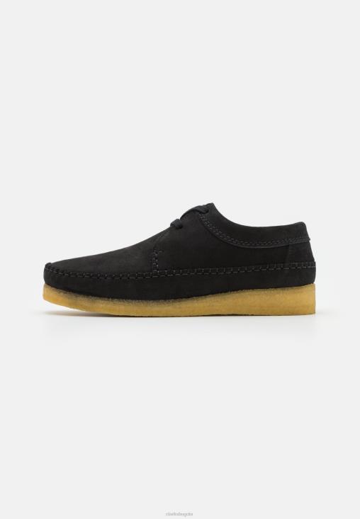 Clarks 0DX8L7127 weaver casual cordones clarks negro unisexo negro