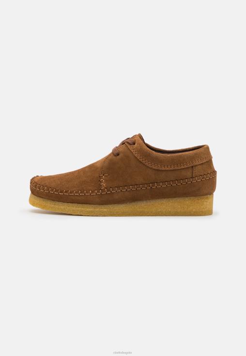 Clarks 0DX8L7128 cola clarks weaver zapatos casuales con cordones unisexo reajuste salarial