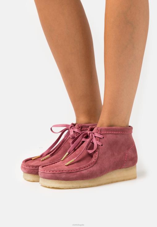 Clarks 0DX8L6919 wallabee casual cordones clarks rose rosa unisexo Rosa Rosa