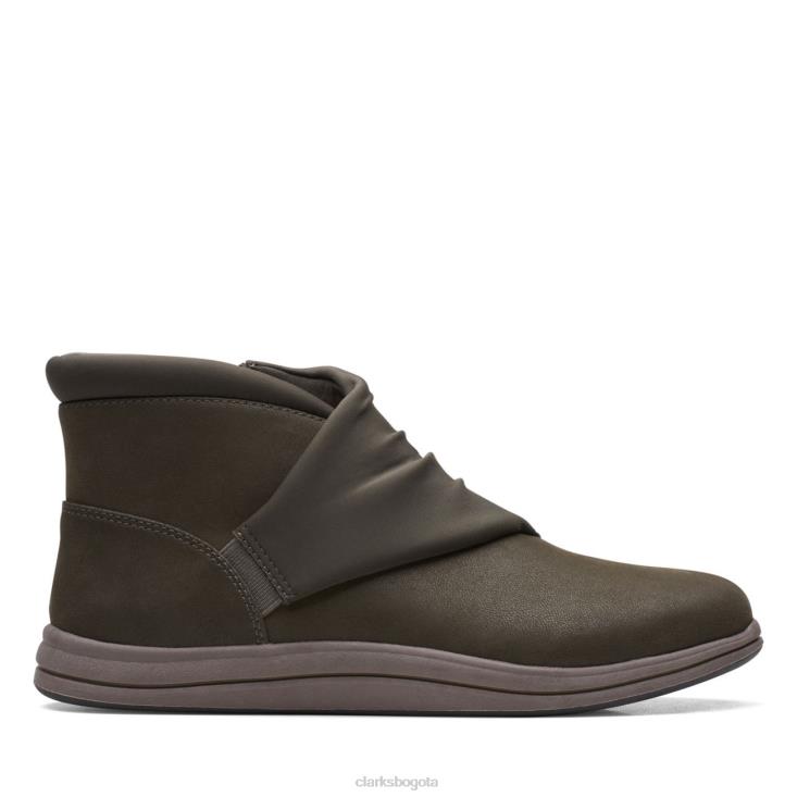 Clarks 0DX8L6241 clarks dark olive brisa anochecer dark olive mujer oliva oscuro