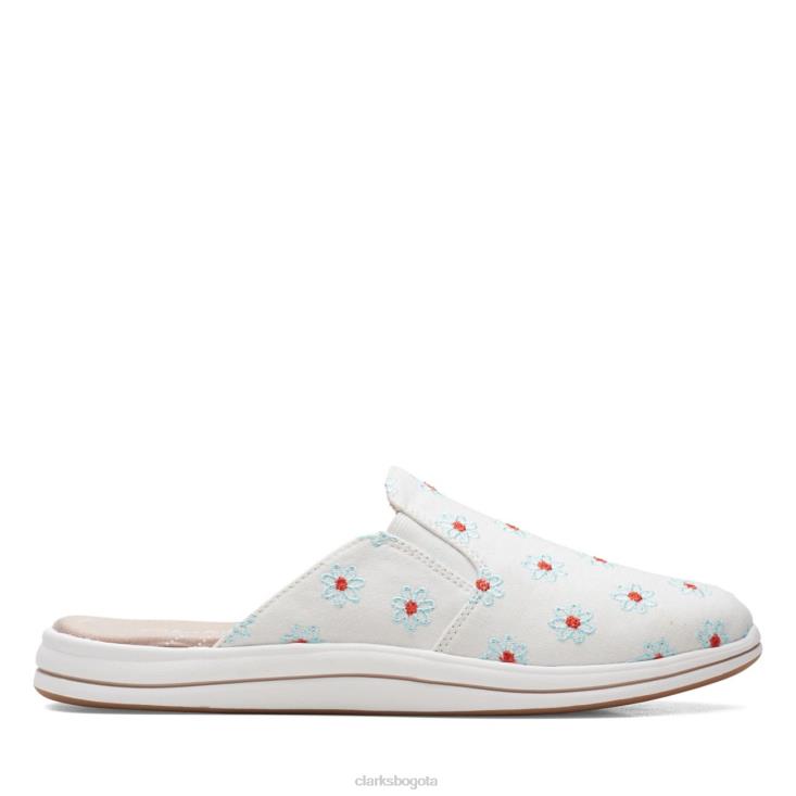 Clarks 0DX8L6534 brisa orilla lienzo natural lienzo natural clarks mujer lienzo natural