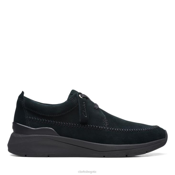 Clarks 0DX8L6691 ante negro clarks Coast lite tejido ante negro hombres ante negro
