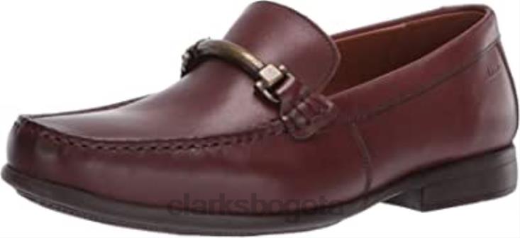 Clarks 0DX8L1069 mocasines claude stride para hombre de cuero clarks cahoga ny hombres cuero caoba