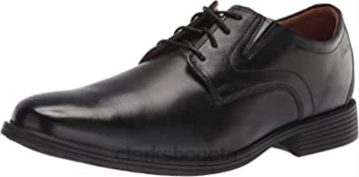 Clarks 0DX8L1077 clarks whiddon plaoxford hombre cuero negro hombres cuero negro