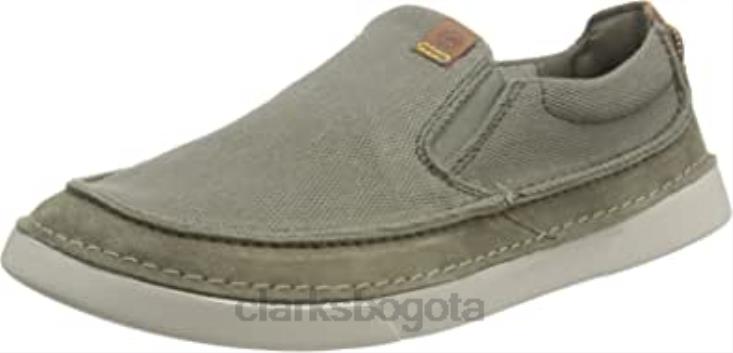 Clarks 0DX8L1086 clarks gereld step mule color oliva para hombre hombres