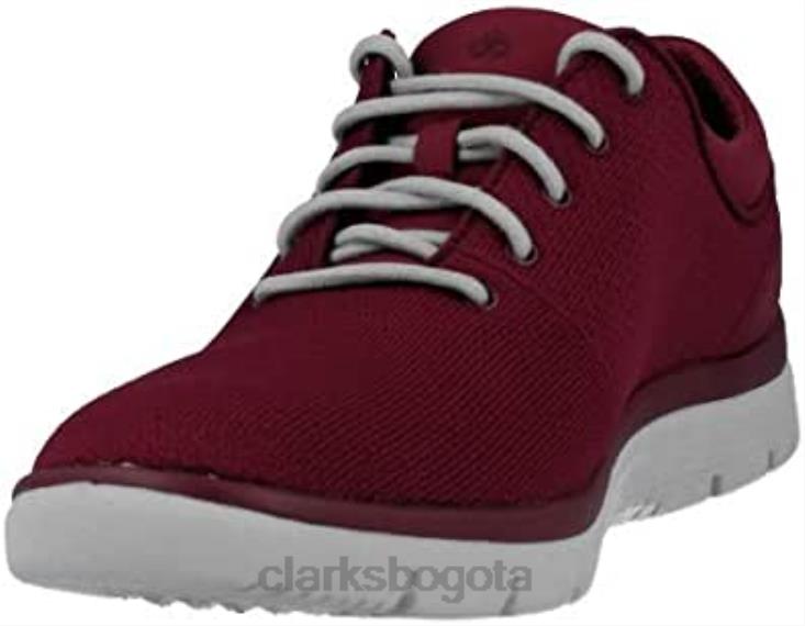 Clarks 0DX8L12 zapatillas clarks tunsil ace rojas para hombre hombres rojo