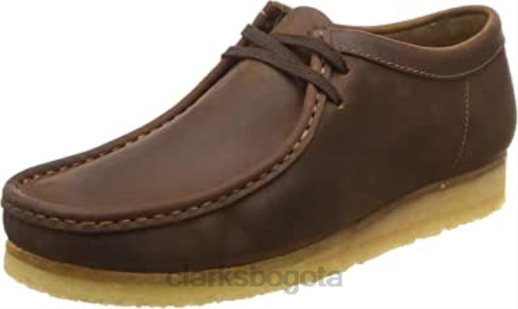 Clarks 0DX8L2181 zapatos casuales de gamuza originals wallabee para hombre clarks marrón oscuro hombres