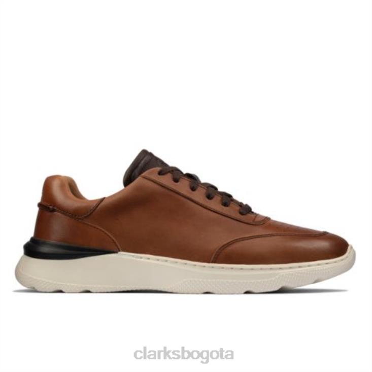 Clarks 0DX8L4533 sprint lite lace clarks cuero tostado hombres cuero marrón