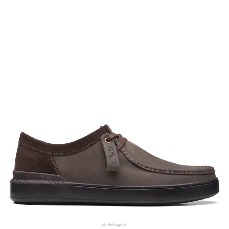 Clarks 0DX8L5555 Clarks Court Lite Wally Marrón Marrón hombres marrón
