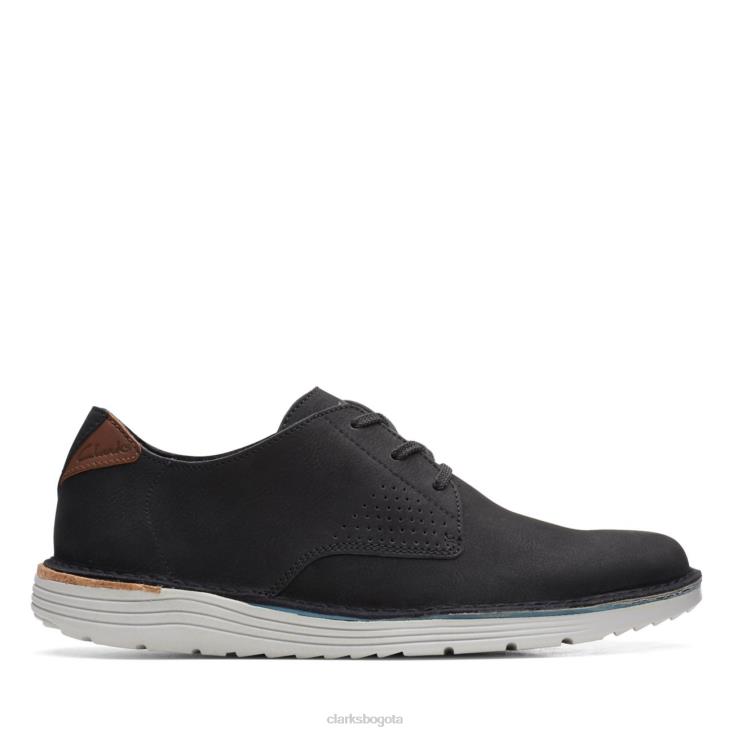 Clarks 0DX8L6696 nubuck negro clarks b runo low nubuck negro hombres nubuck negro