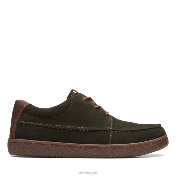 Clarks 0DX8L6847 hodson moc ante oliva clarks ante oliva hombres ante oliva
