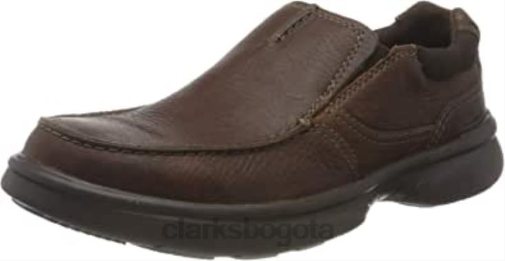 Clarks 0DX8L858 Mocasines clarks bradley free de cuero tostado para hombre hombres cuero bronceado caído