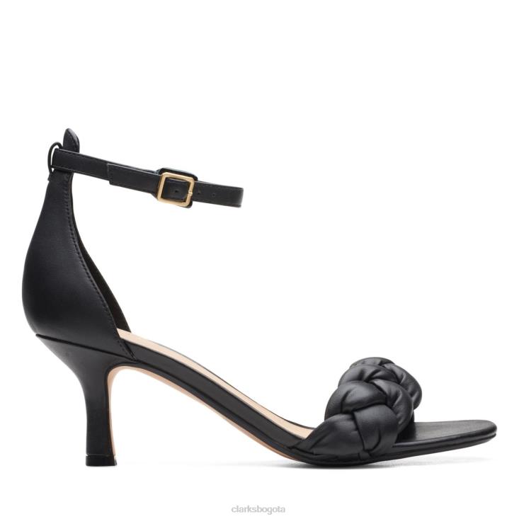 Clarks 0DX8L5255 sandalia amali cuero negro clarks cuero negro unisexo cuero negro