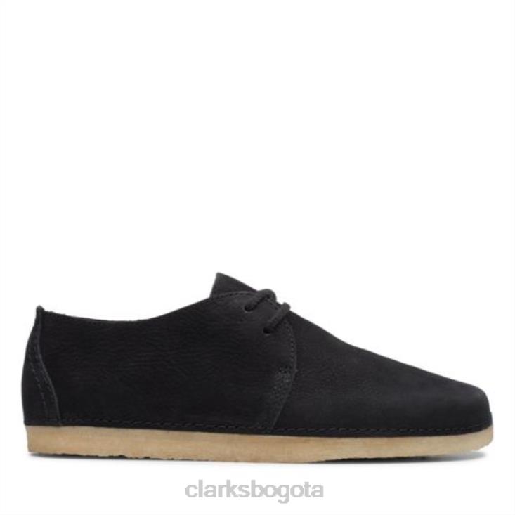 Clarks 0DX8L4061 ashton clarks nobuk negro unisexo nubuck negro