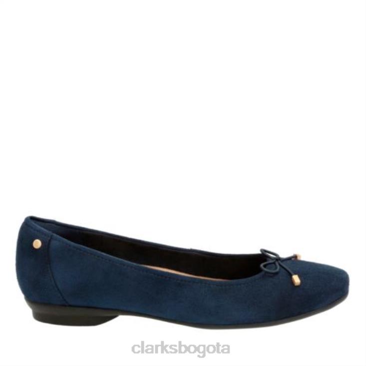 Clarks 0DX8L4068 Clarks ligeros Candra de ante azul marino unisexo gamuza azul marino