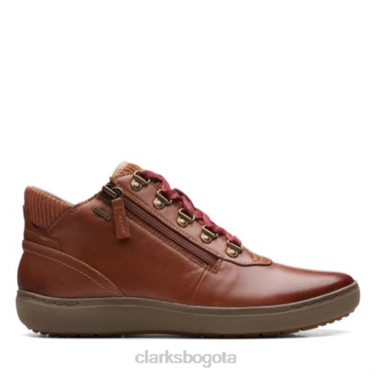 Clarks 0DX8L4118 Clarks de cuero nalle mid dark tan unisexo cuero bronceado oscuro