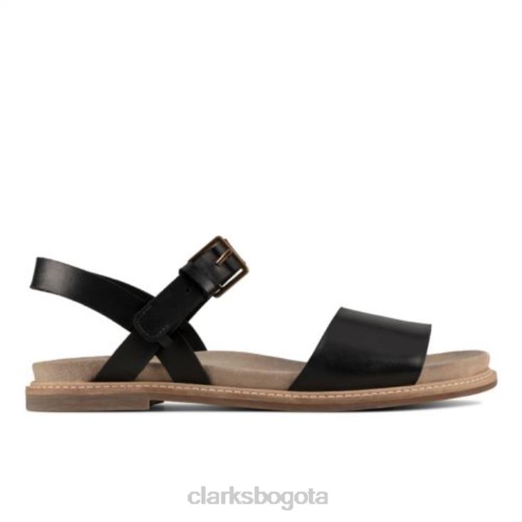 Clarks 0DX8L4271 correa corsio clarks cuero negro unisexo cuero negro