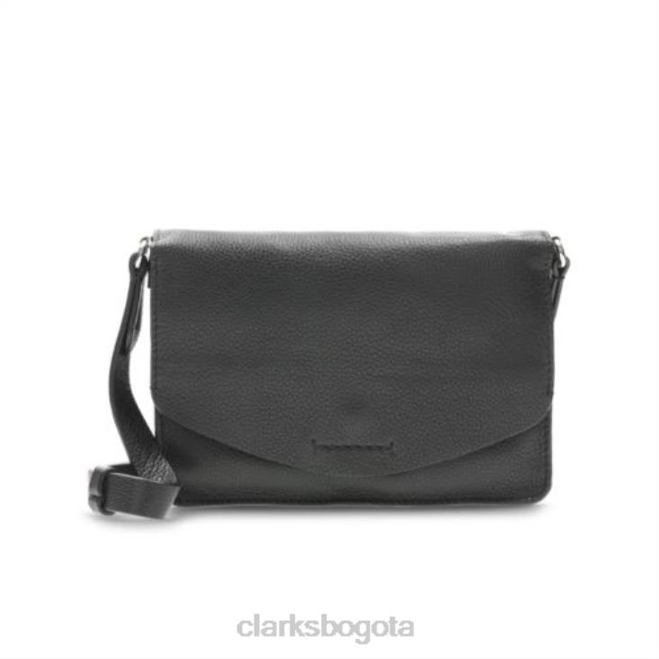 Clarks 0DX8L4314 clarks marva wave cuero negro unisexo cuero negro