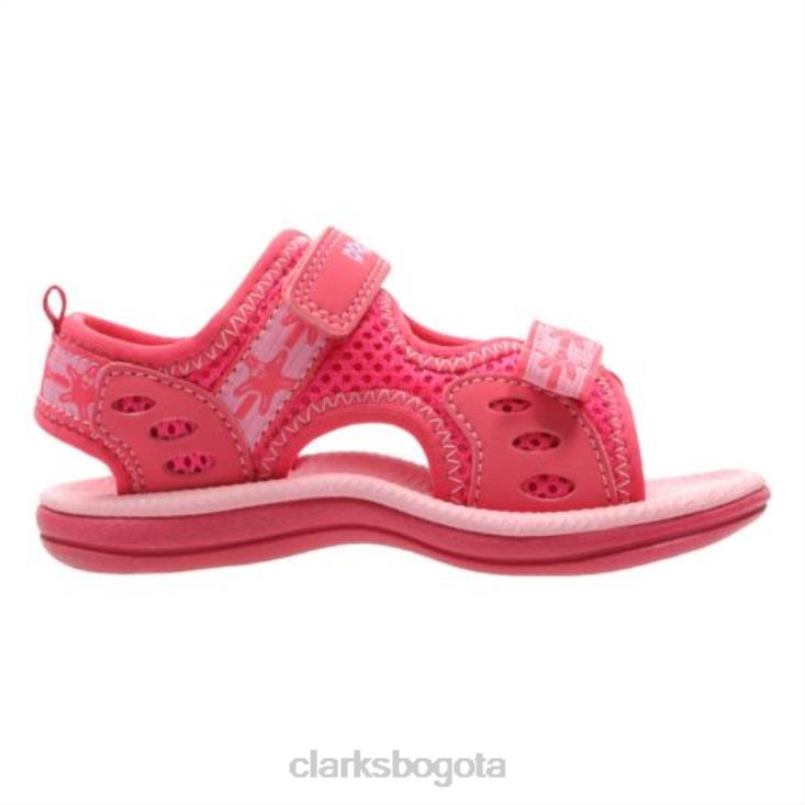 Clarks 0DX8L4626 clarks star games pre f fit rosa textil unisexo textil rosa