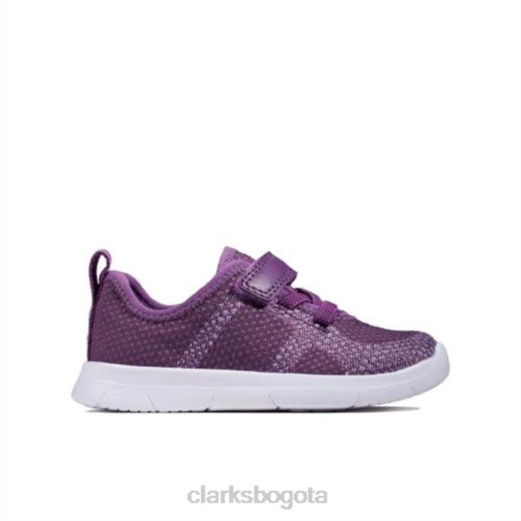 Clarks 0DX8L4708 púrpura ath flux fst f fit clarks unisexo púrpura