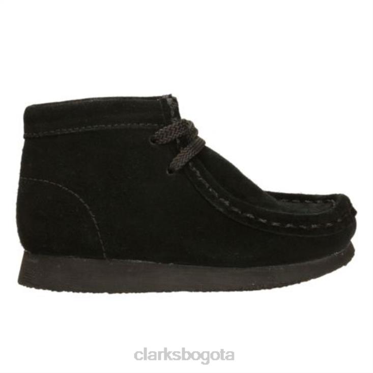 Clarks 0DX8L4790 wallabee bt inf g fit negro sde clarks unisexo negro