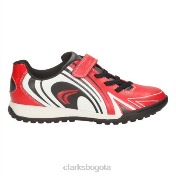 Clarks 0DX8L5009 clarks red time pre-fit unisexo rojo