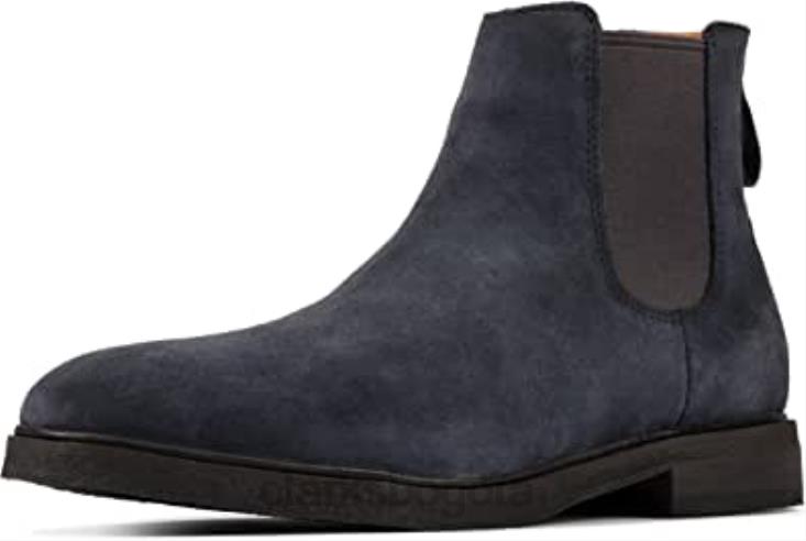 Clarks 0DX8L2361 Botas chelsea clarks clarkdale gobi azul marino para hombre hombres Armada