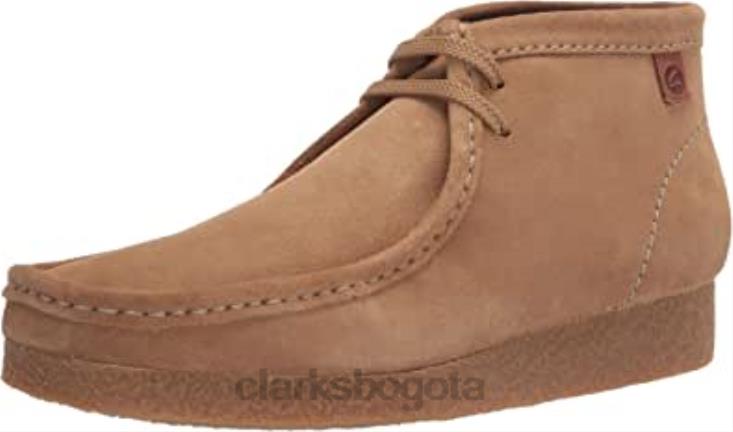 Clarks 0DX8L2622 bota shacre hombre tobillo ante arena oscuro clarks hombres gamuza arena oscura