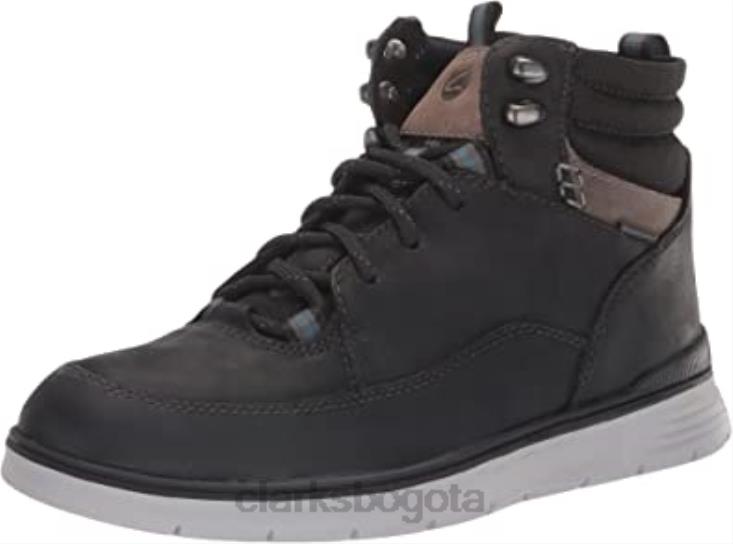 Clarks 0DX8L2750 Botín hombre braxhiker impermeable piel negra clarks hombres cuero negro