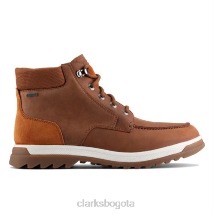 Clarks 0DX8L4349 ripway hi gtx clarks cuero tostado oscuro hombres cuero bronceado oscuro