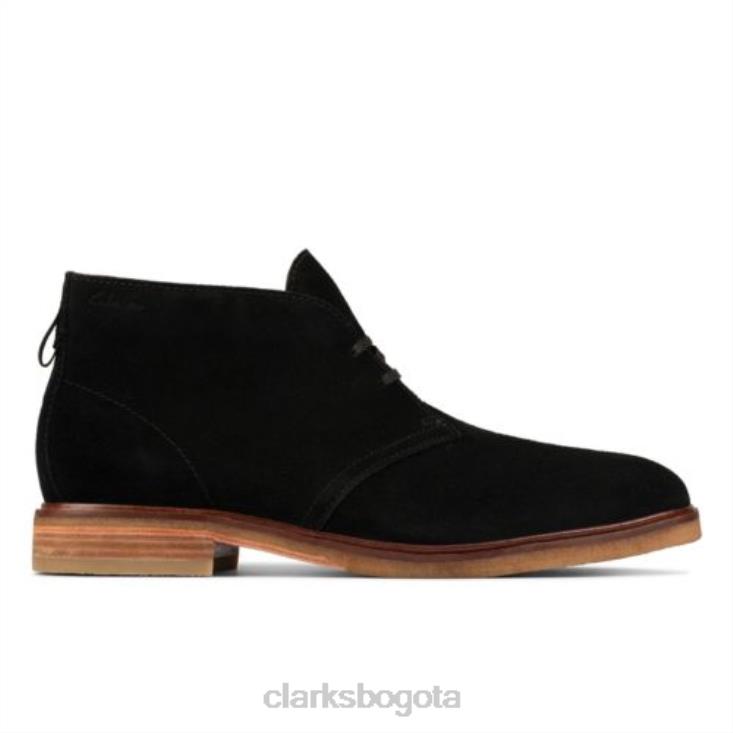 Clarks 0DX8L4353 clarks ante negro clarkdale d bt hombres ante negro