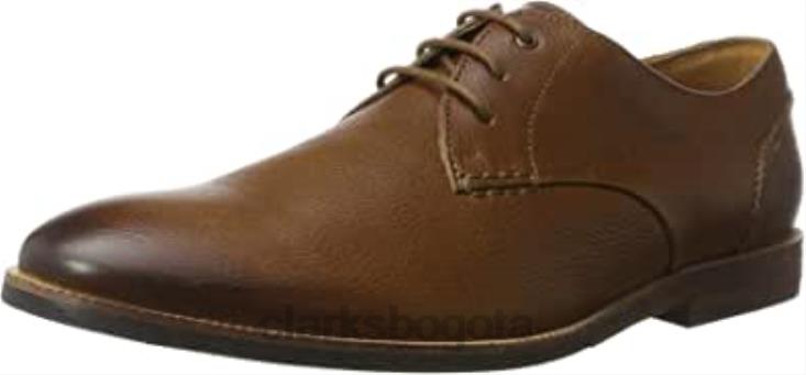 Clarks 0DX8L823 broyd walk derbys clarks de cuero marrón tostado para hombre hombres cuero marrón tostado