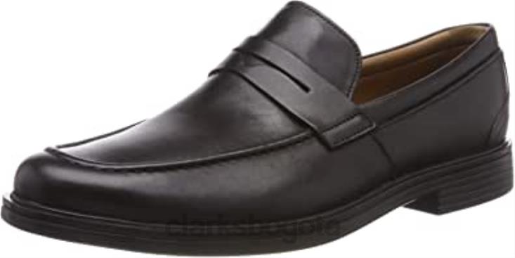 Clarks 0DX8L1792 mocasines clarks un aldric step para hombre negros hombres negro