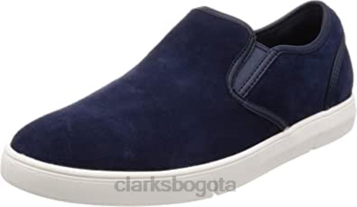 Clarks 0DX8L2145 Mocasines landry step hombre azul clarks (gamuza azul marino) hombres