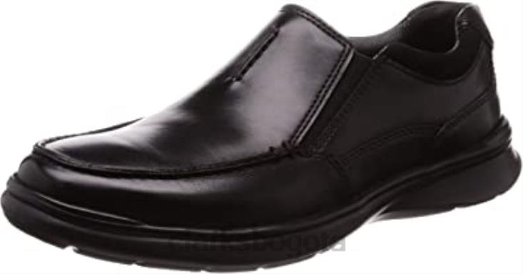 Clarks 0DX8L2899 mocasines clarks cotrel free de hombre negros hombres cuero liso negro negro