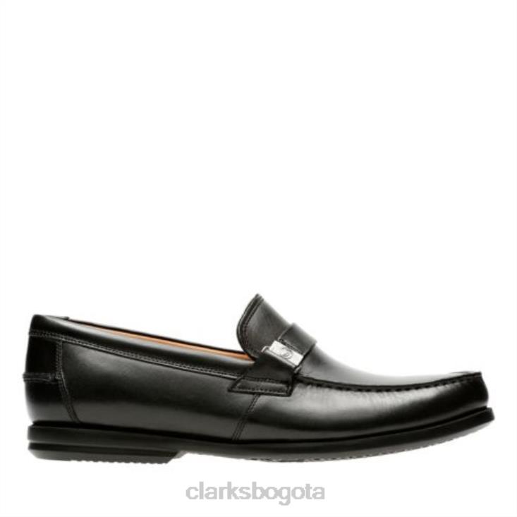 Clarks 0DX8L4393 clarks cuero negro un gala step hombres cuero negro
