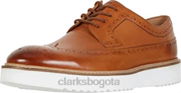 Clarks 0DX8L1148 zapatos clarks ernest limit de cuero tostado para hombre hombres cuero marrón