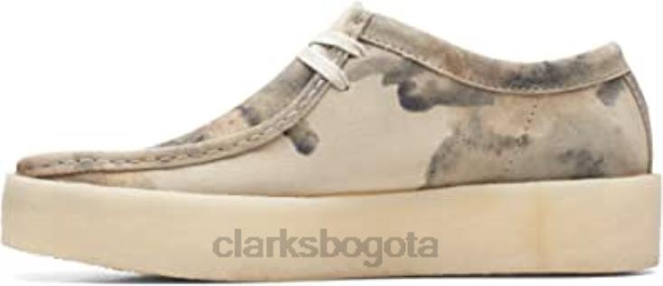 Clarks 0DX8L1159 Copa Wallabee original para hombre hecha en Vietnam (nueva 2022) Clarks Off White Camo hombres